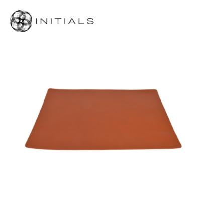 Home Office Cuir Deskpad Leather Cognac