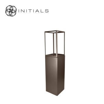 Display Pillar L Metallic Brown & Showcase 30 Clear