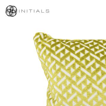 Cushion Tangram Lime Green