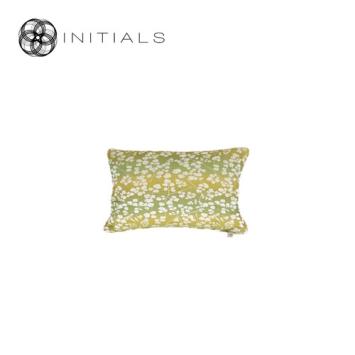 Cushion Fieldflower Gentle Lime