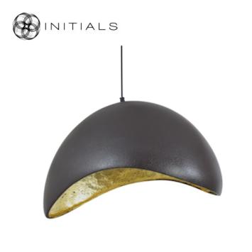 Hanging Lamp Napoleon Polyresin Dark Brown