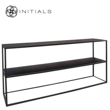 Storage Table Broadway 2 Raw Iron Black