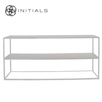 Storage Table Broadway 2 Raw Iron Ivory