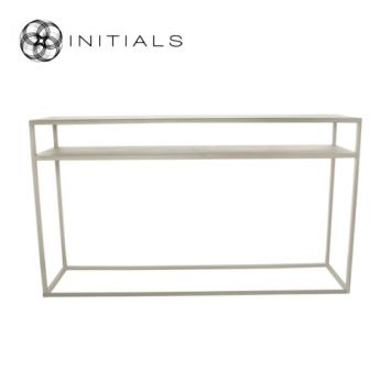 Storage Table Broadway 2 Raw Iron Ivory