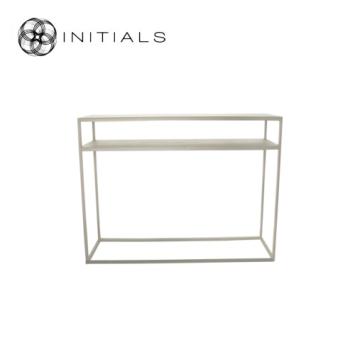 Storage Table Broadway 2 Raw Iron Ivory